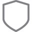 Shield icon grey